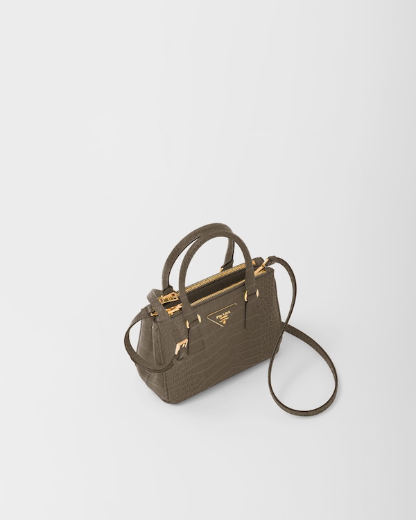 프라다 갤러리아 크로커다일 가죽 미니백 프라다 갤러리아 크로커다일 가죽 미니백