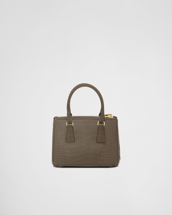 프라다 갤러리아 크로커다일 가죽 미니백 프라다 갤러리아 크로커다일 가죽 미니백