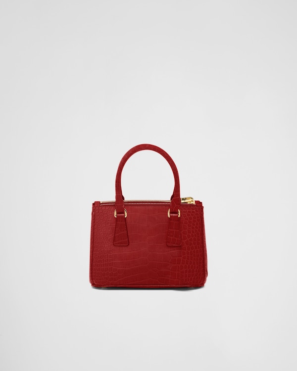 Mini sac Prada Galleria en cuir de crocodile Mini sac Prada Galleria en cuir de crocodile