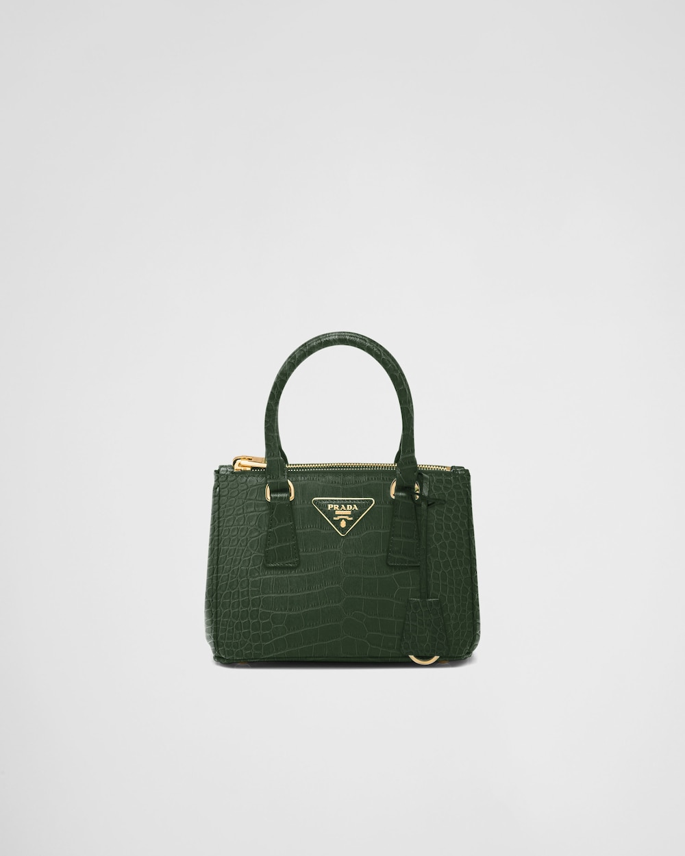 Prada Galleria Mini Crocodile Leather Bag