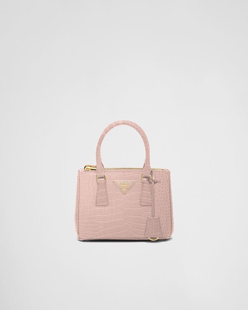 Prada Prada Galleria 鳄鱼皮迷你手袋 1