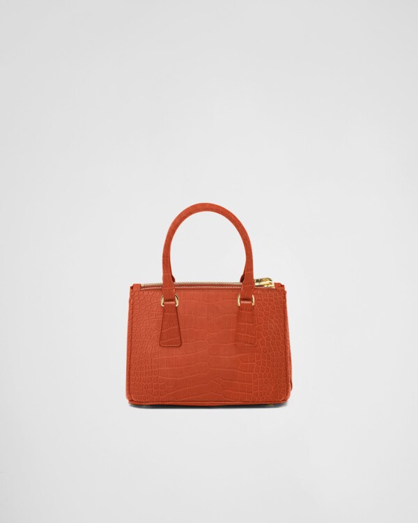 Prada Galleria Mini Bag aus Krokodilleder Prada Galleria Mini Bag aus Krokodilleder