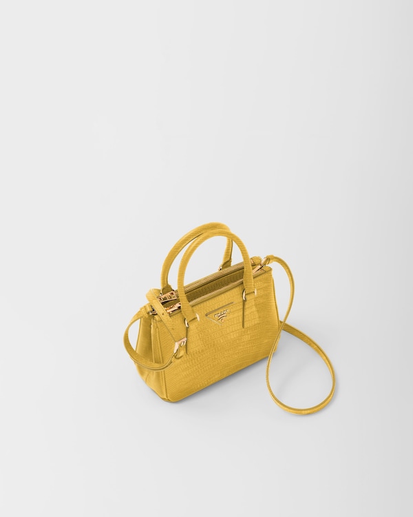 Prada Galleria Mini Bag aus Eidechsenleder Prada Galleria Mini Bag aus Eidechsenleder