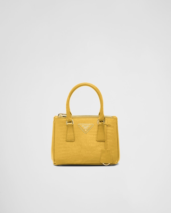 Prada Galleria Mini Bag aus Eidechsenleder Prada Galleria Mini Bag aus Eidechsenleder