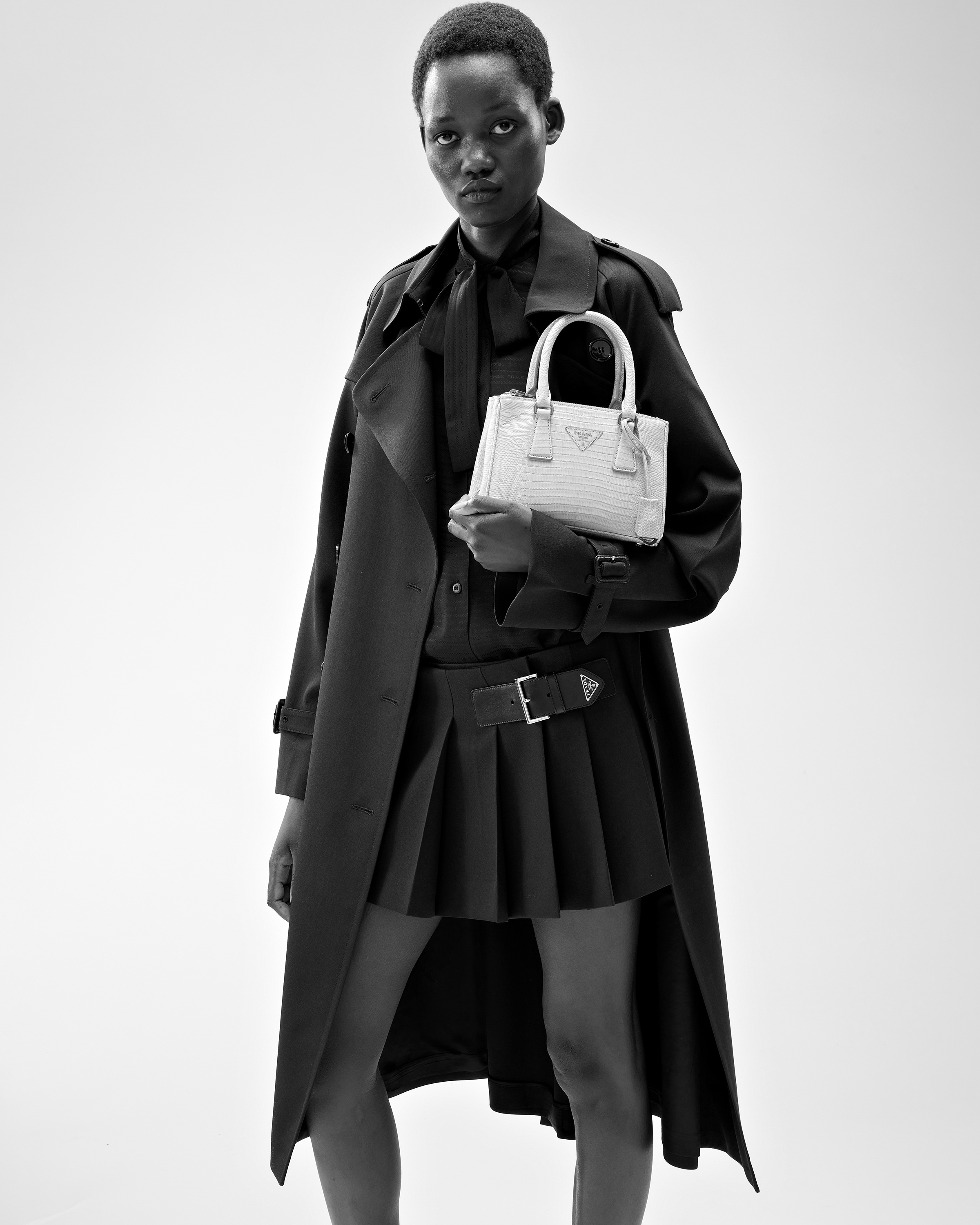 Prada Prada Galleria蜥蜴皮迷你手袋 6