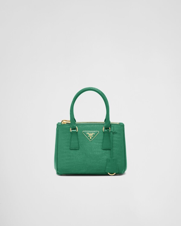 Minibolso Prada Galleria de piel de lagarto Minibolso Prada Galleria de piel de lagarto