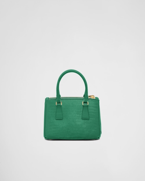 Prada Prada Galleria蜥蜴皮迷你手袋 1