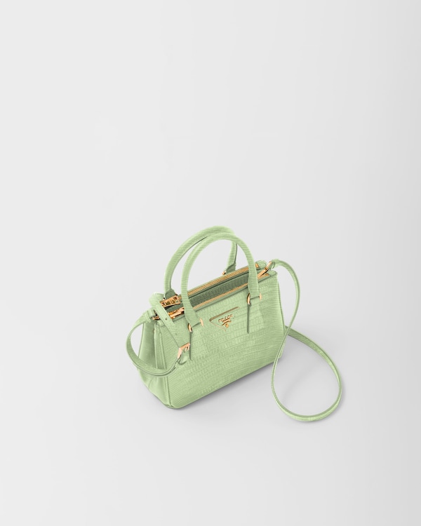 Prada Galleria mini lizard skin bag Prada Galleria mini lizard skin bag