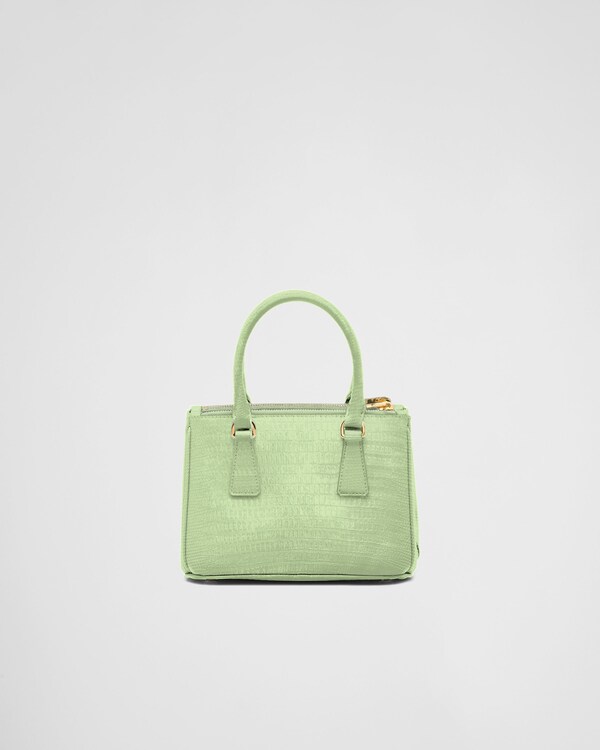 Prada Galleria mini lizard skin bag Prada Galleria mini lizard skin bag