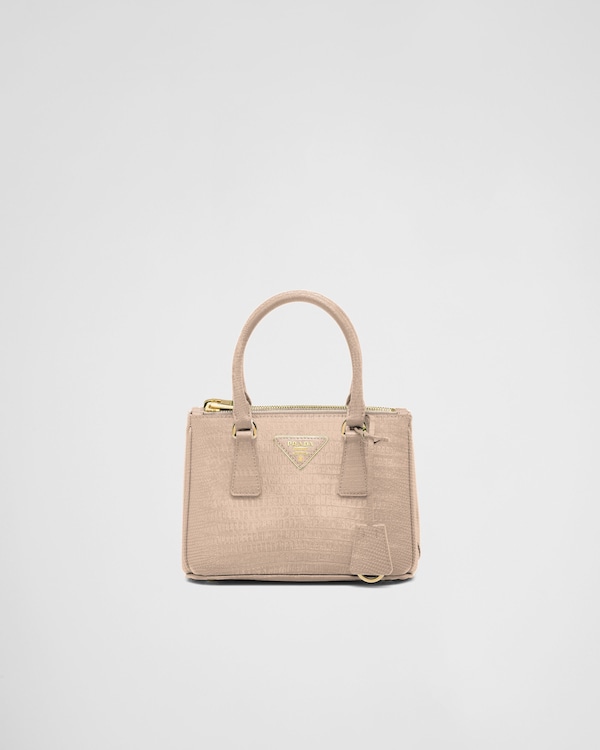 Minibolso Prada Galleria de piel de lagarto Minibolso Prada Galleria de piel de lagarto