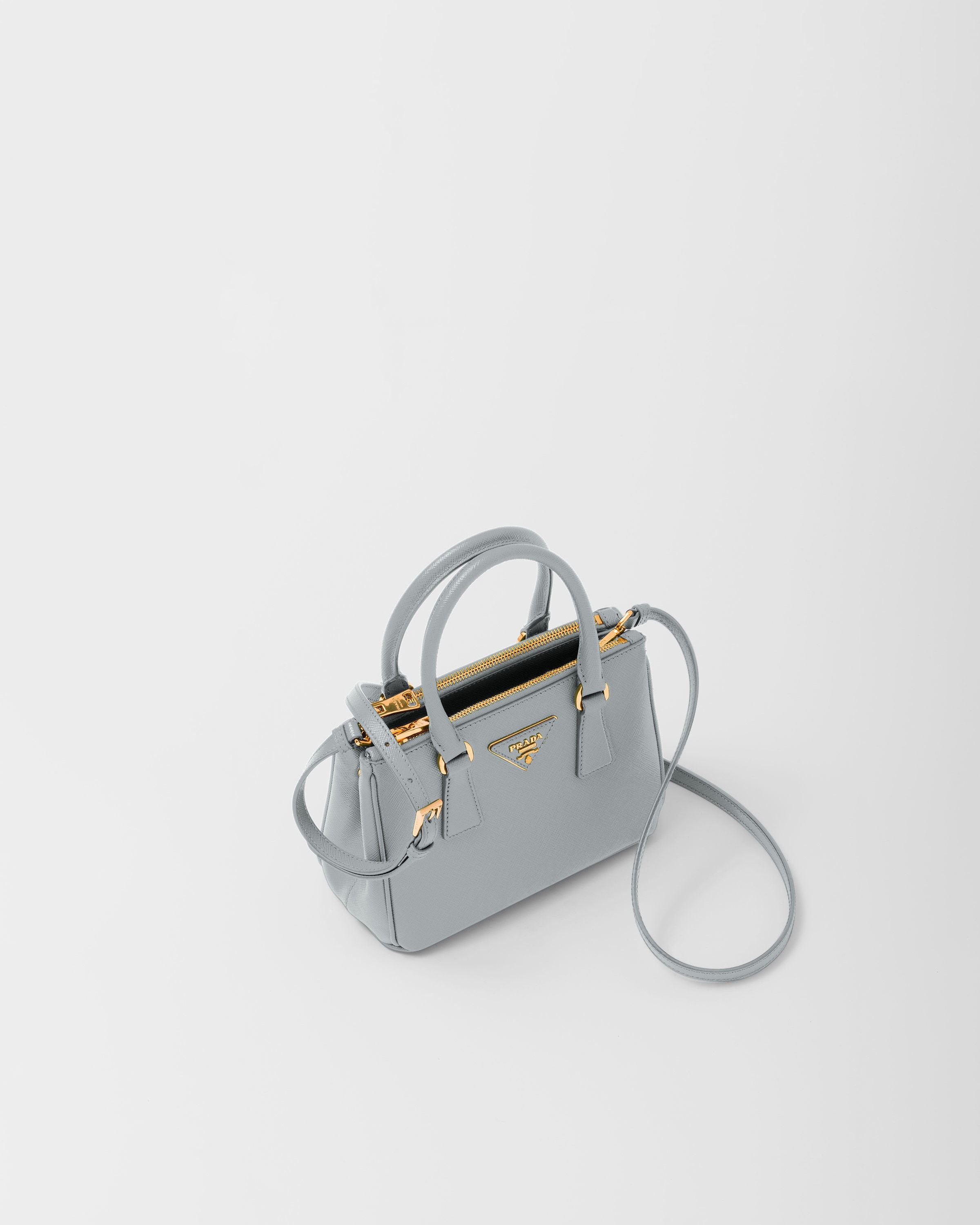 Cornflower Prada Galleria Saffiano Leather Mini-bag | PRADA