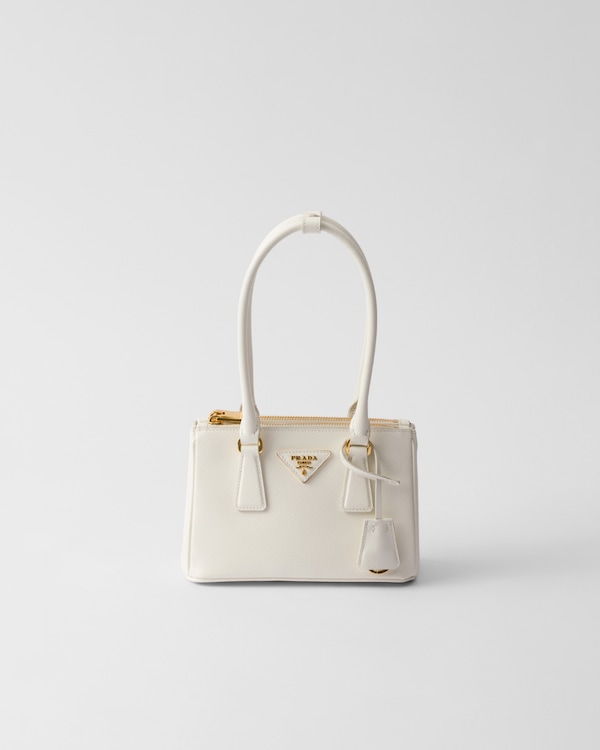 【PRADA】プラダ Prada Galleria Shearling Mini-bag Prada Galleria Shearling Mini Bag | Pink | FARFETCH