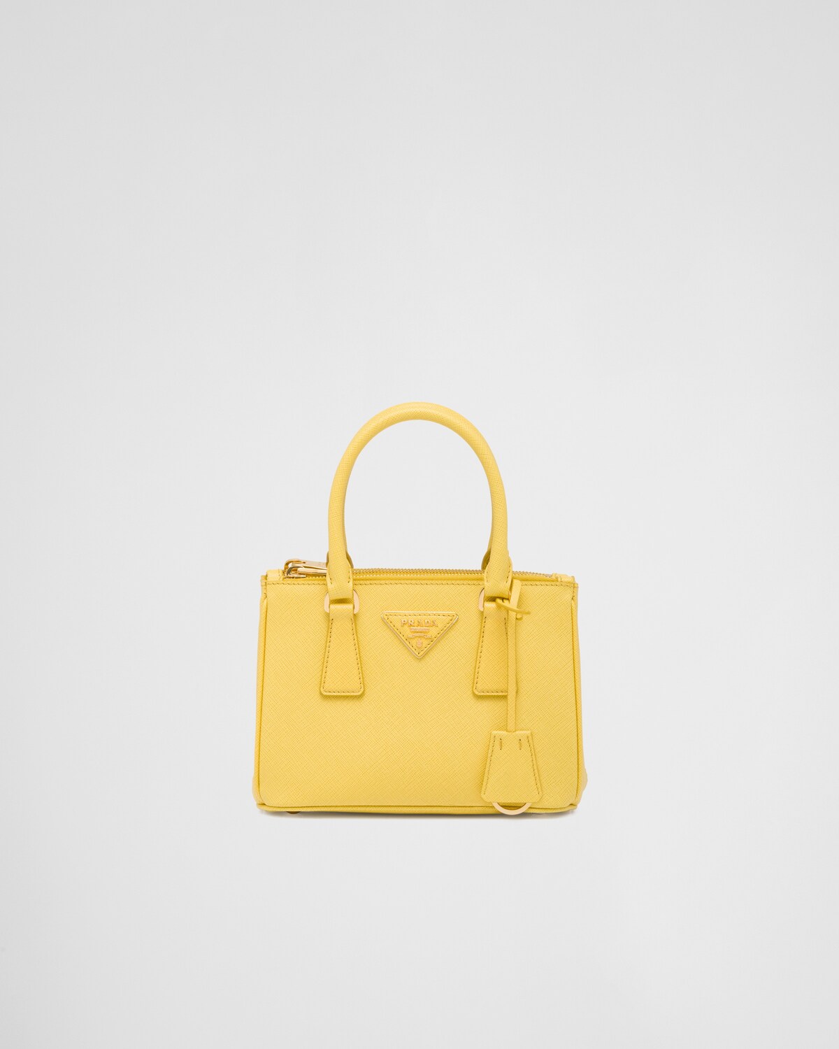 Sunny Yellow Prada Galleria Saffiano Leather Minibag PRADA