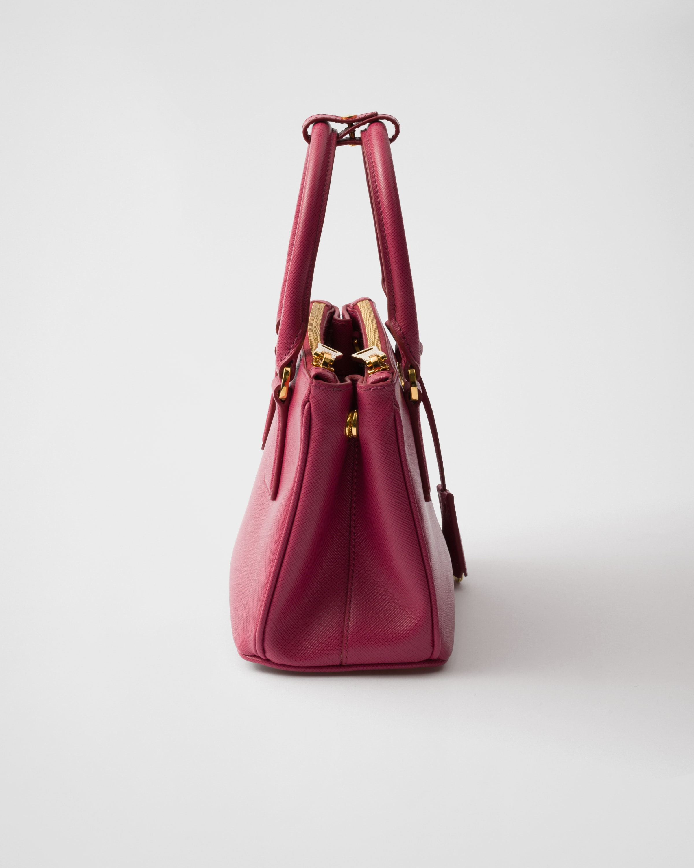ピンク プラダ ガレリア サフィアーノレザー ミニバッグ | PRADA