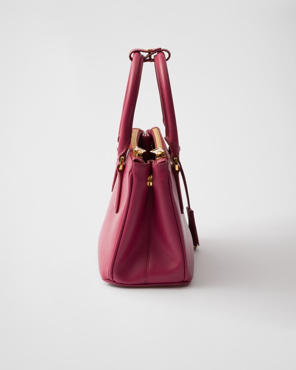 Mini sac Prada Galleria en cuir Saffiano - Rose Bruyère Mini sac Prada Galleria en cuir Saffiano - Rose Bruyère