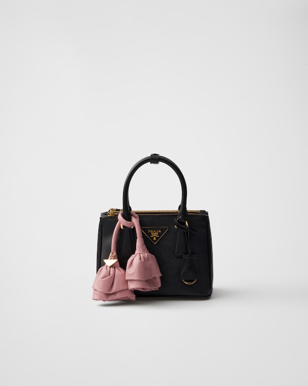 Black Padded velvet mini handbag | PRADA