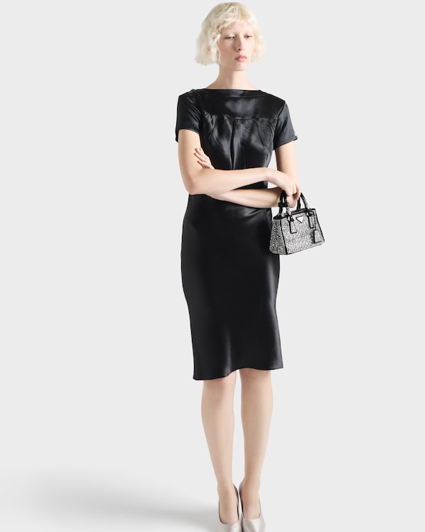 Prada Galleria satin micro-bag with decorations Prada Galleria satin micro-bag with decorations