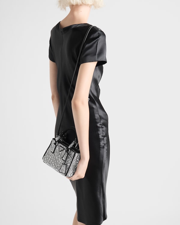 Prada Galleria satin micro-bag with decorations Prada Galleria satin micro-bag with decorations