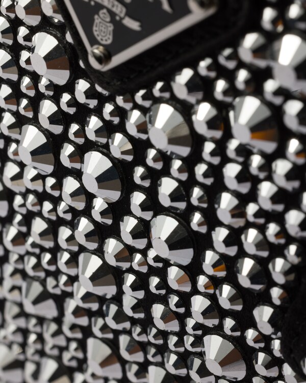 Prada Galleria satin micro-bag with decorations Prada Galleria satin micro-bag with decorations