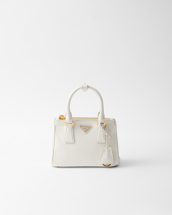 超安い品質 White PRADA | mini-bag leather Saffiano 弁当箱・水筒