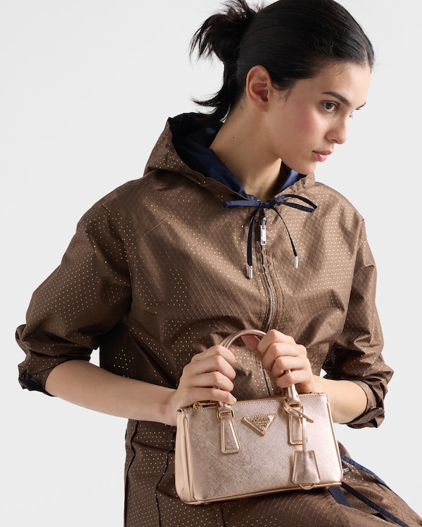 Prada Galleria patent Saffiano leather mini-bag - Powder Pink Prada Galleria patent Saffiano leather mini-bag - Powder Pink