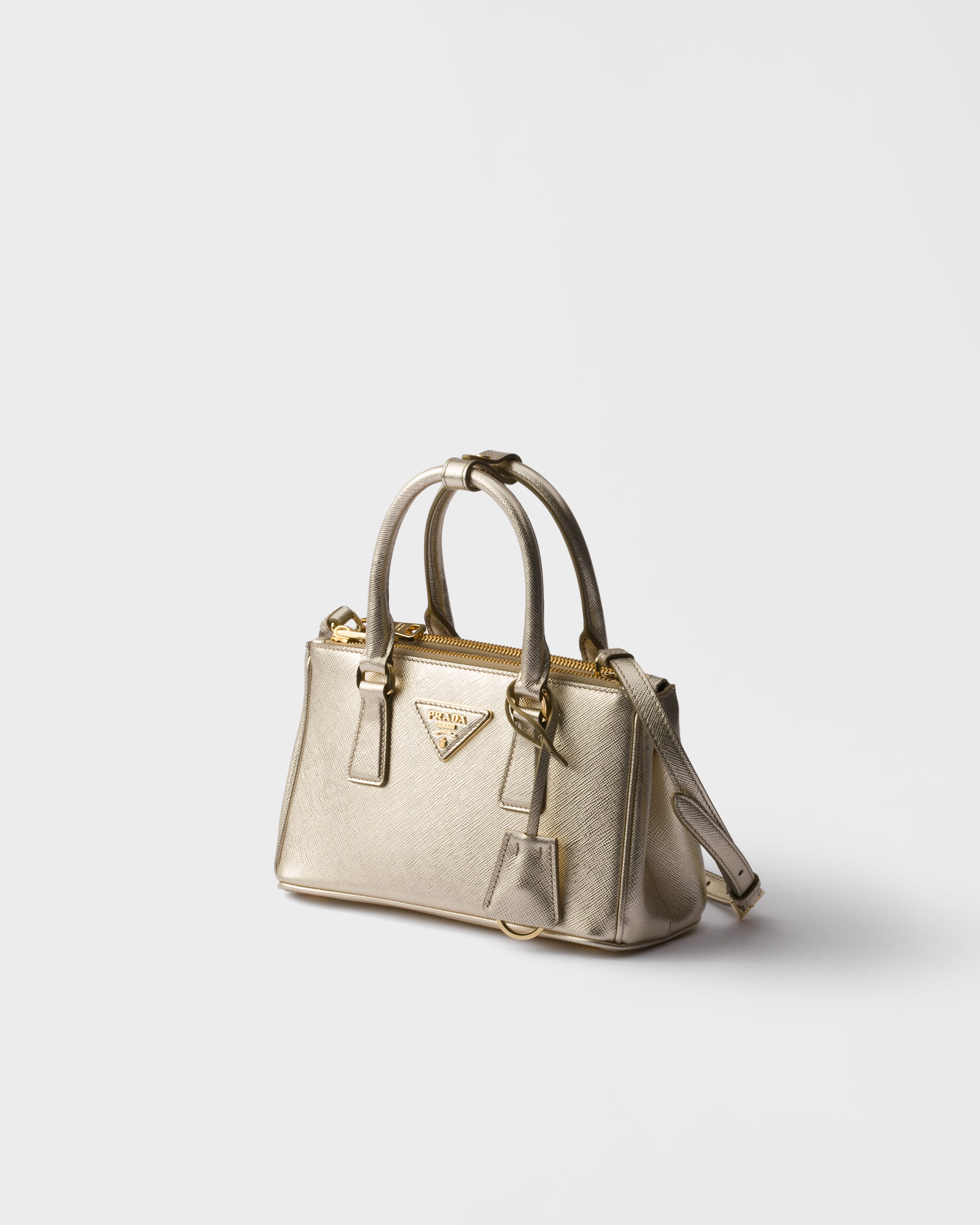 PRADA ゴールド ミニバッグ 中古・古着通販】PRADA (プラダ) Re-Edition サフィアーノレザー