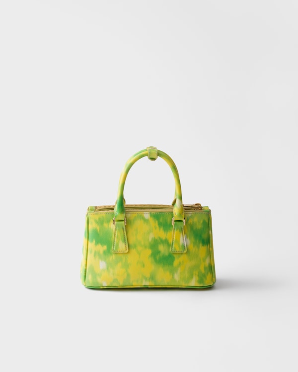 Prada Galleria mini printed Saffiano leather bag - Yellow Prada Galleria mini printed Saffiano leather bag - Yellow