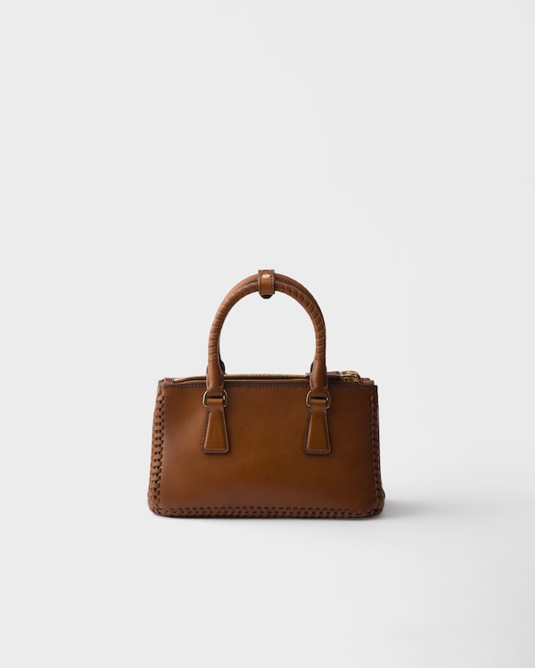 Borsa Prada Galleria mini in pelle - Cognac Borsa Prada Galleria mini in pelle - Cognac