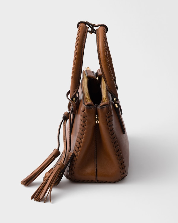 Borsa Prada Galleria mini in pelle - Cognac Borsa Prada Galleria mini in pelle - Cognac
