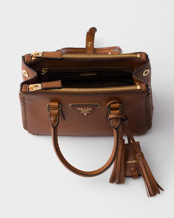 Borsa Prada Galleria mini in pelle - Cognac Borsa Prada Galleria mini in pelle - Cognac