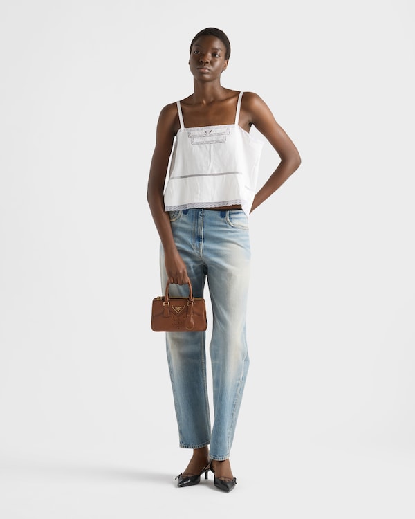 Prada Galleria mini leather bag - Cognac Prada Galleria mini leather bag - Cognac