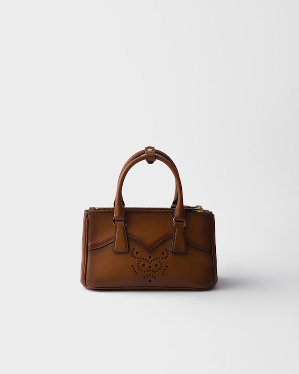 Prada Galleria mini leather bag - Cognac Prada Galleria mini leather bag - Cognac