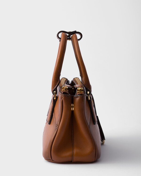 Prada Galleria mini leather bag - Cognac Prada Galleria mini leather bag - Cognac