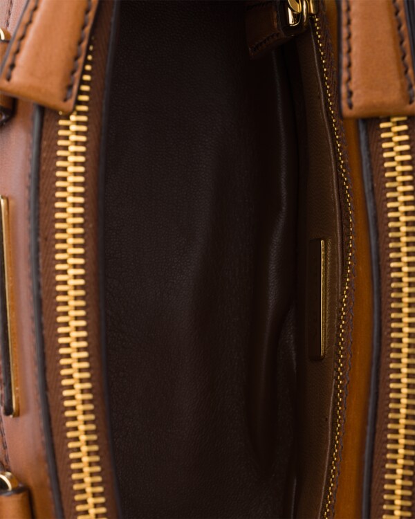 Prada Galleria mini leather bag - Cognac Prada Galleria mini leather bag - Cognac