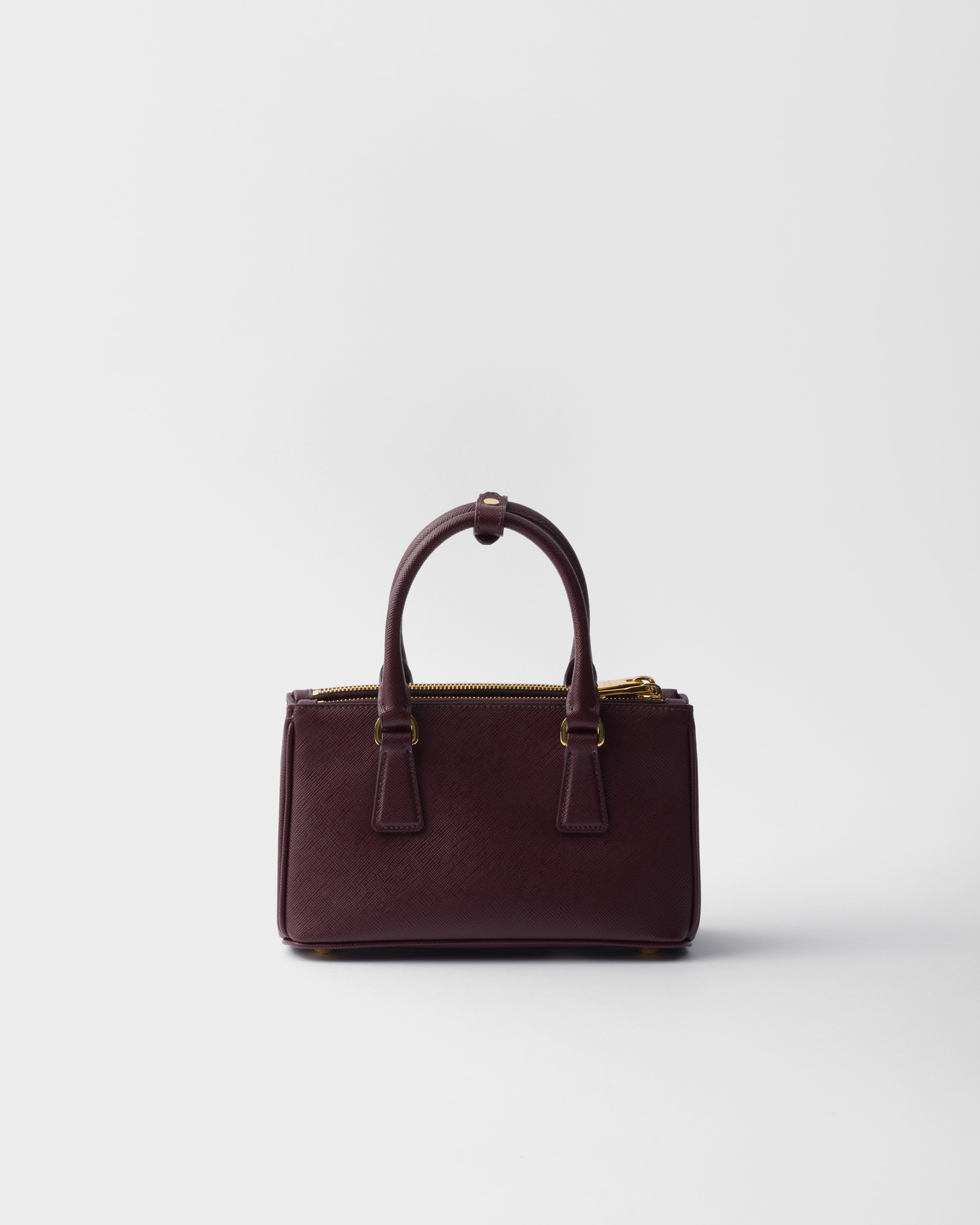 ◆PRADA◆GALLERIA サフィアーノレザー ミニバッグ ロゴ Black Prada Galleria Saffiano Leather Mini-bag | PRADA