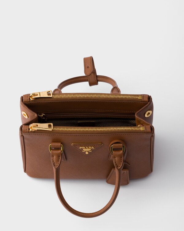 Prada Galleria mini Saffiano leather bag - Cognac Prada Galleria mini Saffiano leather bag - Cognac