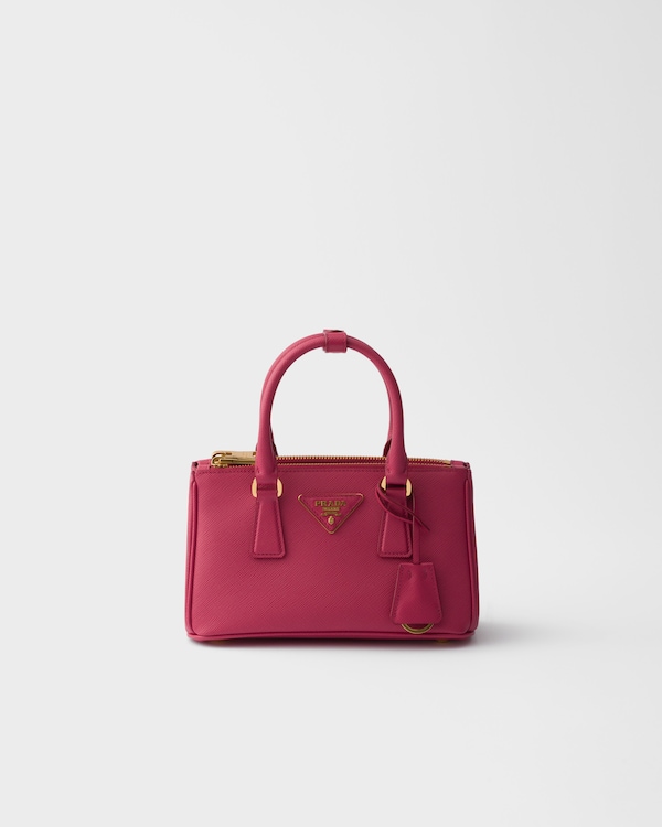 Prada Galleria mini Saffiano leather bag - Peony Pink Prada Galleria mini Saffiano leather bag - Peony Pink