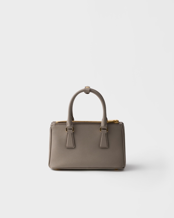 Prada Galleria mini Saffiano leather bag - Clay Grey Prada Galleria mini Saffiano leather bag - Clay Grey