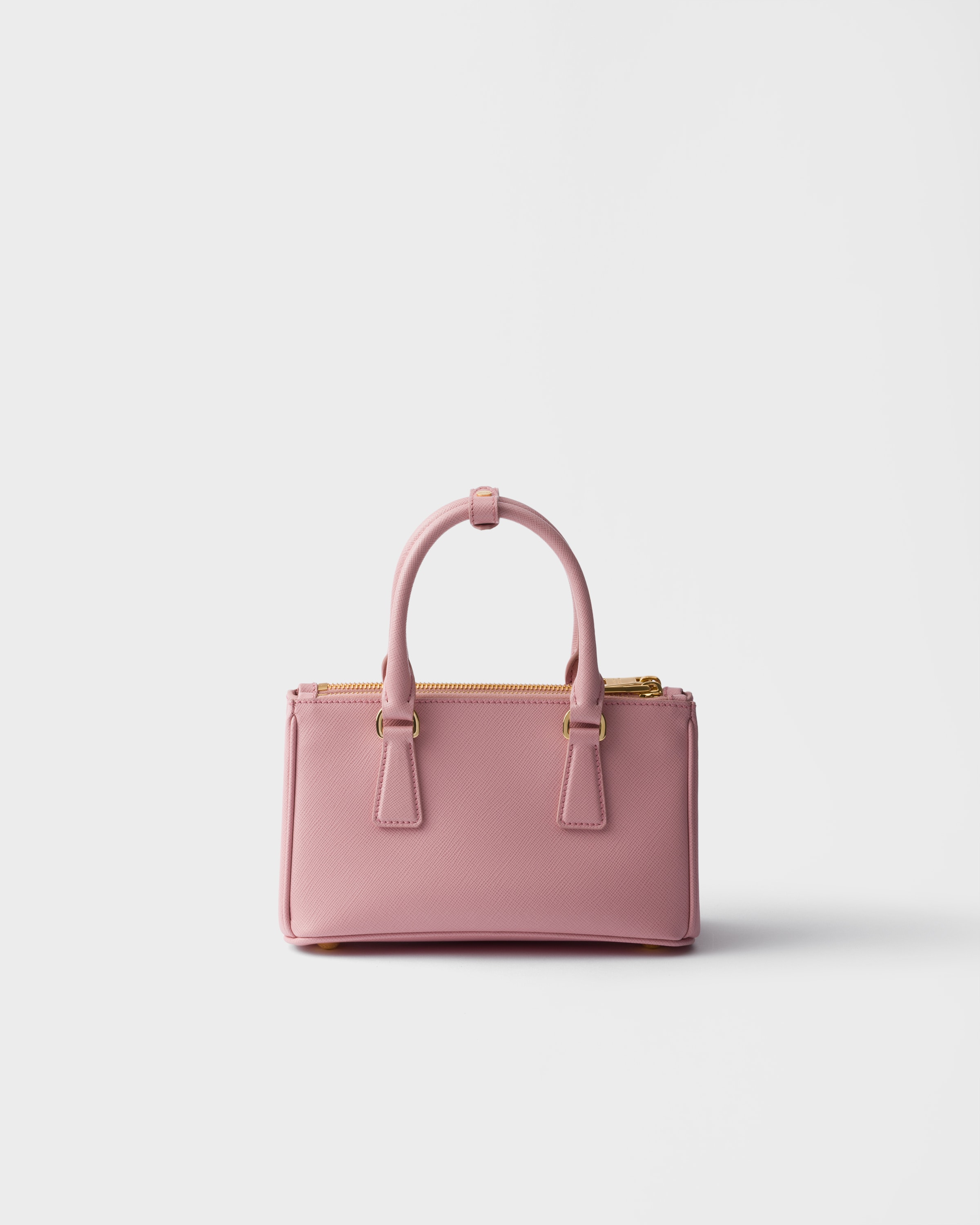 Peach Prada Galleria Saffiano leather mini-bag | PRADA