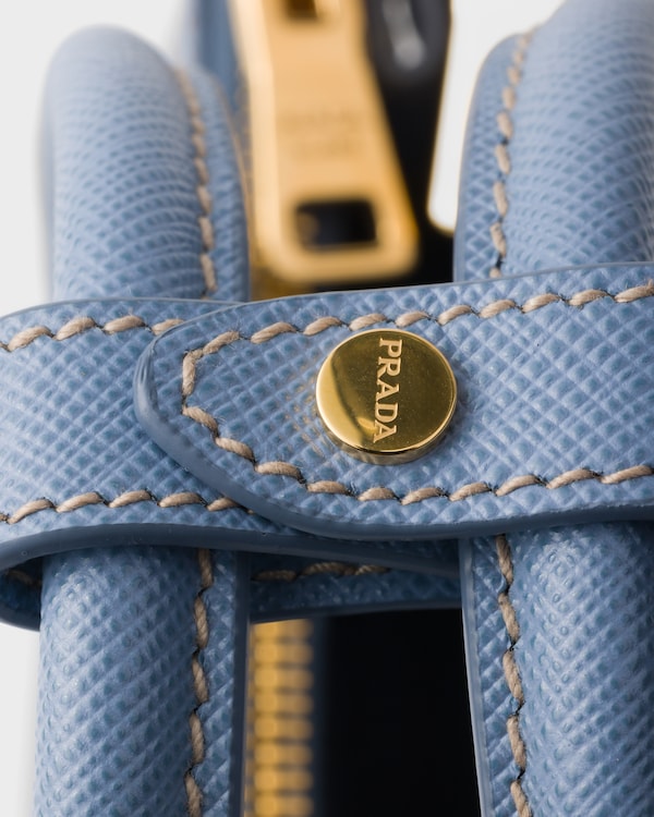 Prada Galleria Saffiano皮革迷你手袋 - 航空藍 Prada Galleria Saffiano皮革迷你手袋 - 航空藍