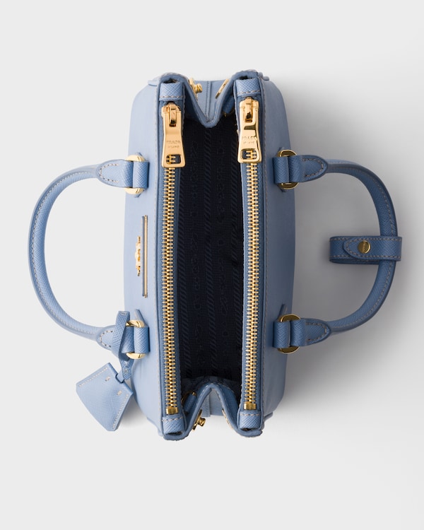 Prada Galleria Saffiano皮革迷你手袋 - 航空藍 Prada Galleria Saffiano皮革迷你手袋 - 航空藍