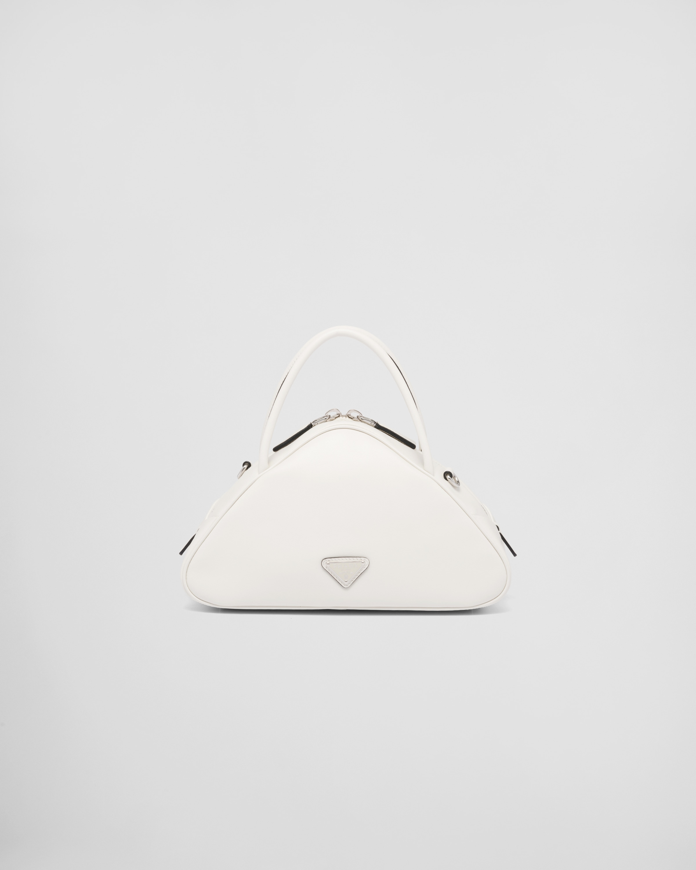 White Leather Prada Triangle bag | Prada White Leather Prada Triangle bag | Prada