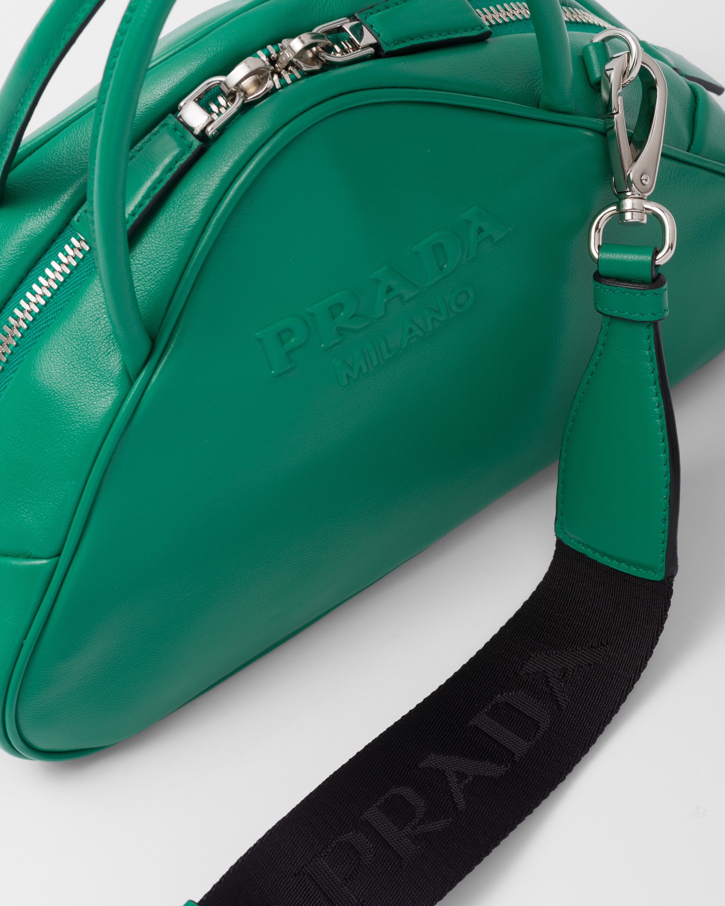 Mango Leather Prada Triangle bag Prada