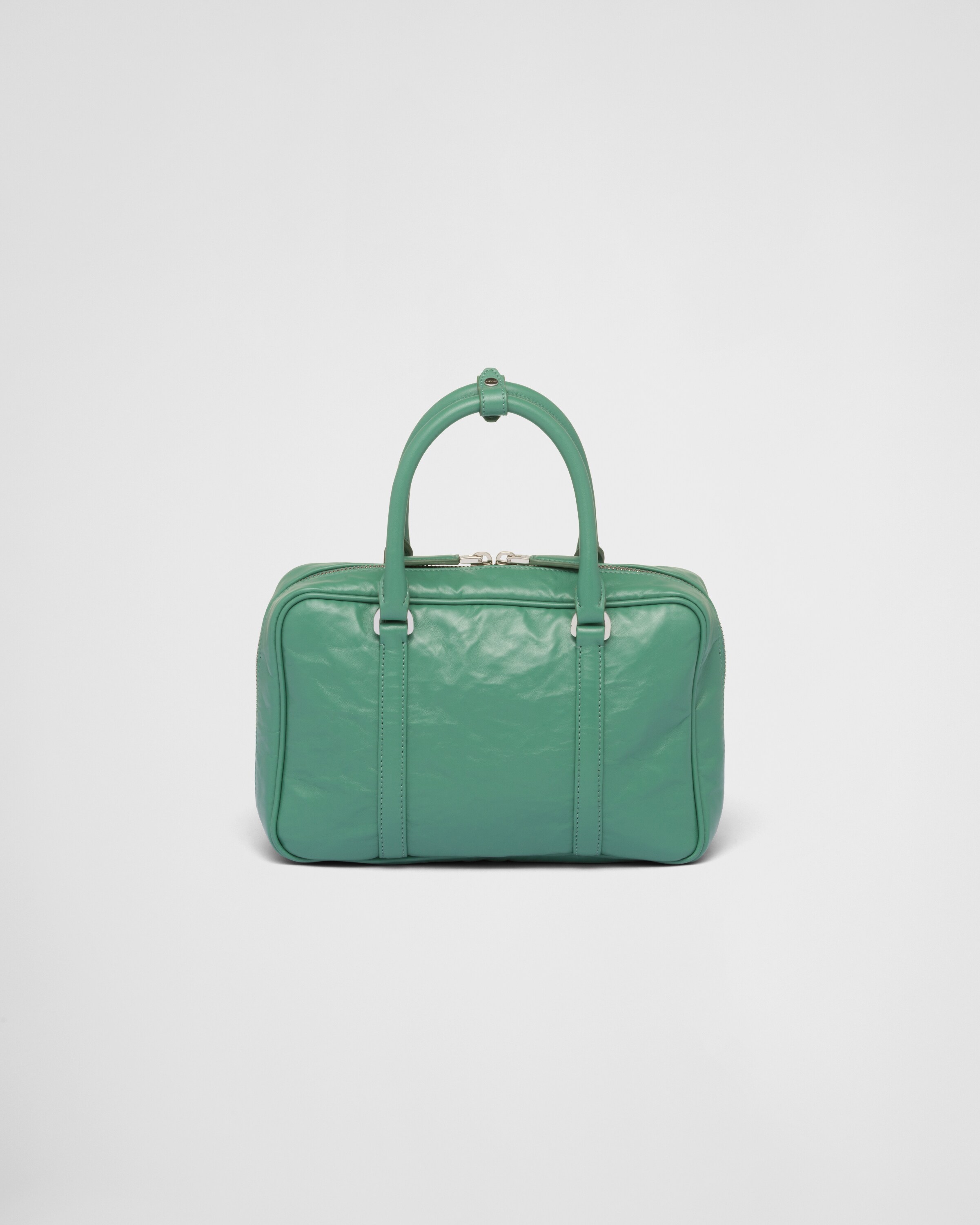 Prada Medium antique nappa leather top handle bag 4