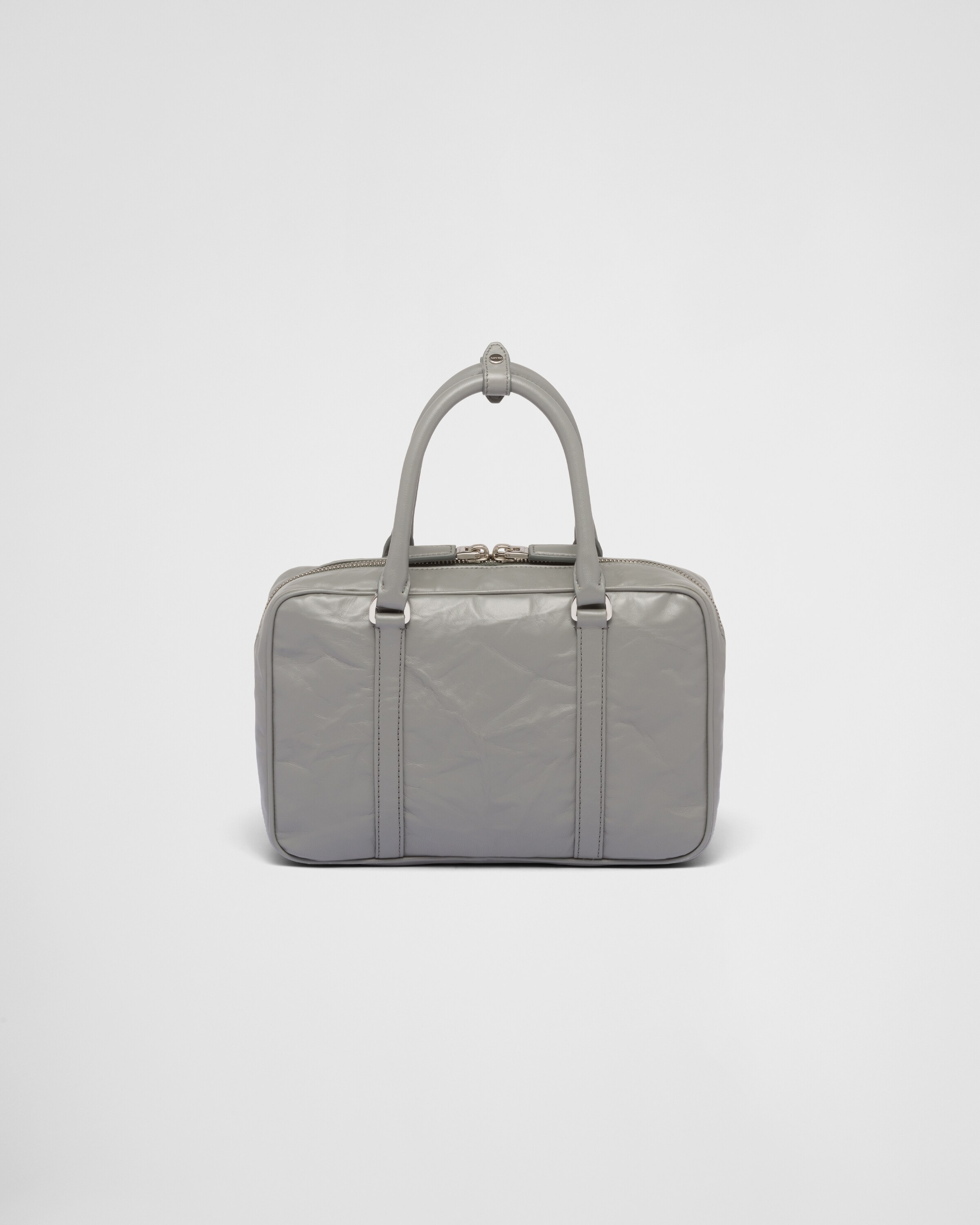 Prada Medium antique nappa leather top handle bag 4