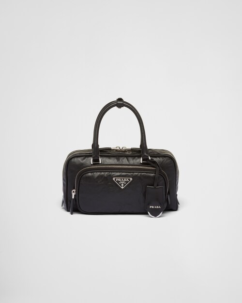 Prada Antique nappa leather multi-pocket top-handle bag 1