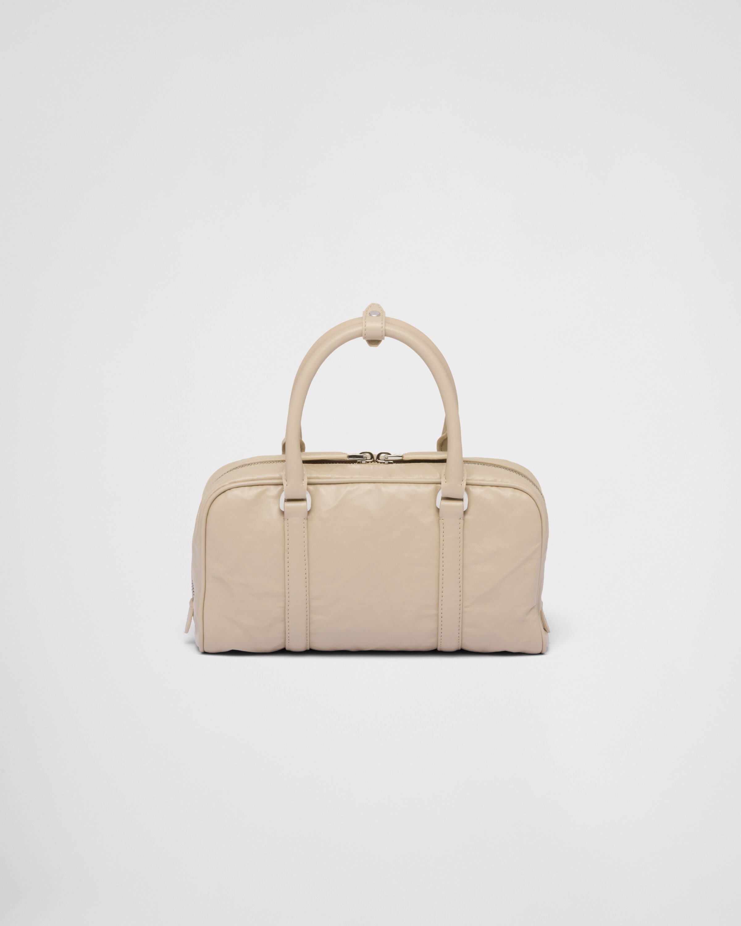 Prada Antique nappa leather multi\u002Dpocket top\u002Dhandle bag 4