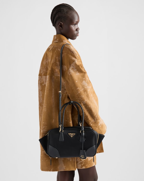 Prada Re-Edition 1978 medium Re-Nylon and Saffiano leather two-handle bag Prada Re-Edition 1978 medium Re-Nylon and Saffiano leather two-handle bag