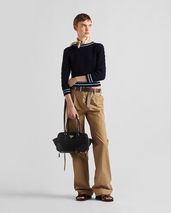 Prada Re-Edition 1978 medium Re-Nylon and Saffiano leather two-handle bag Prada Re-Edition 1978 medium Re-Nylon and Saffiano leather two-handle bag