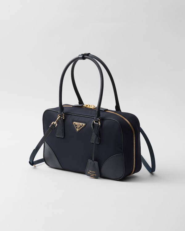 Prada Re-Edition 1978 medium Re-Nylon and Saffiano leather two-handle bag Prada Re-Edition 1978 medium Re-Nylon and Saffiano leather two-handle bag